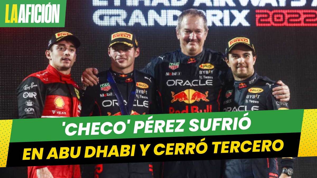 ¿En qué lugar quedó 'Checo' Pérez Hoy?| resultados GP Abu Dabi 2022