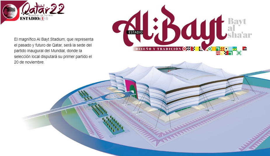 Estadio Al Bayt de Qatar 2022