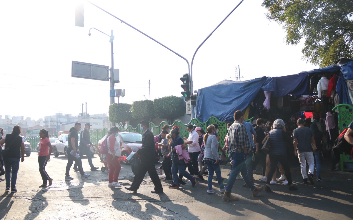 Paradero del Metro Tacubaya, en la alcaldía Miguel Hidalgo. | Cuartoscuro