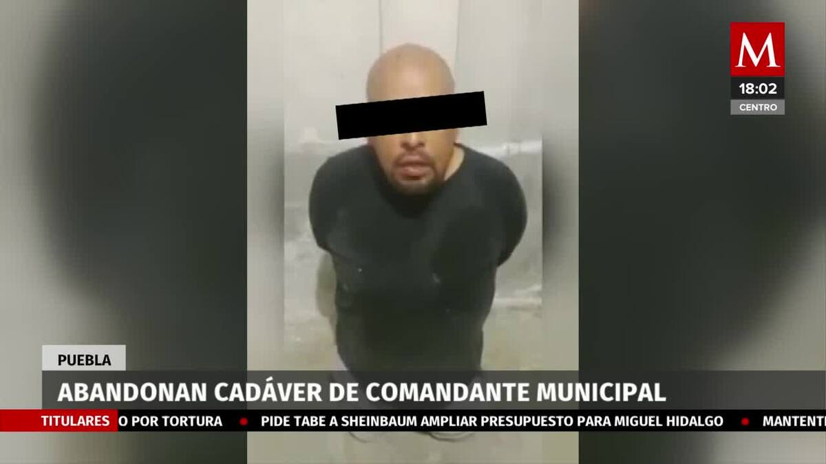 Abandonan cadáver de comandante de la Policía Municipal de Puebla