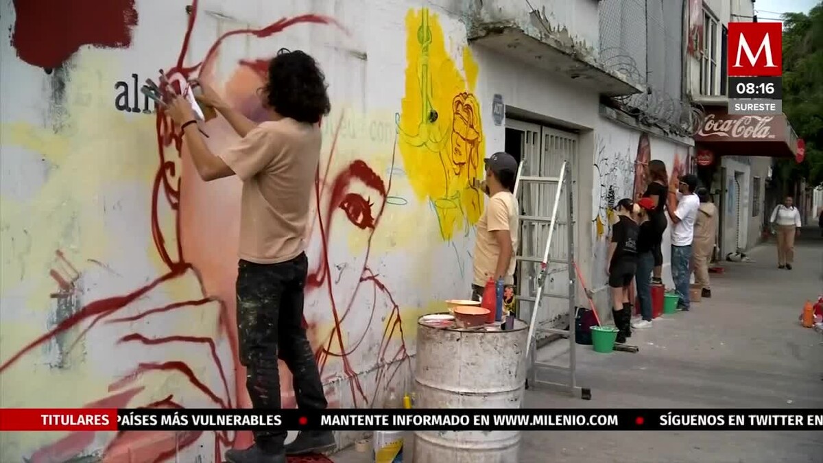 Realizan mural en honor a Ariadna Fernanda en Venustiano Carranza