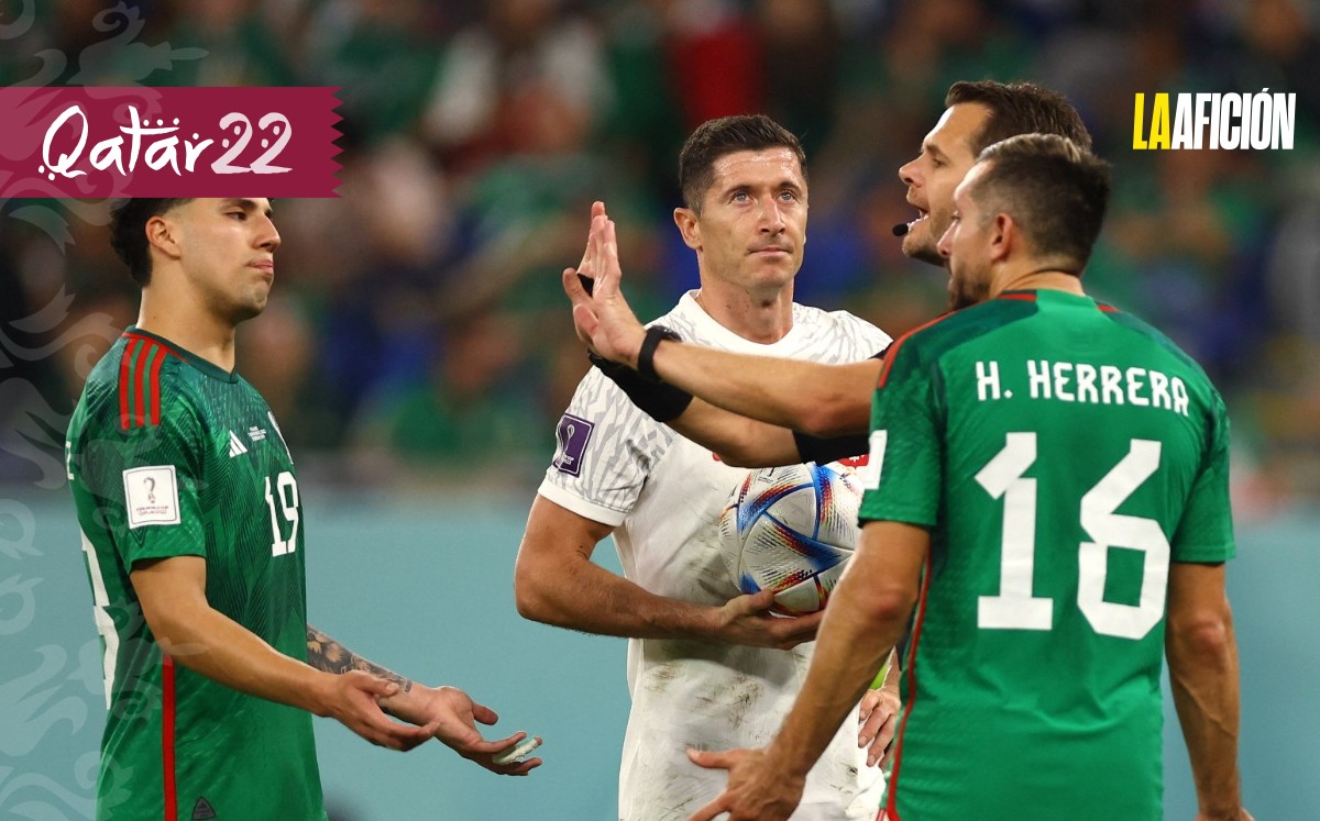 Afición mexicana revive el "no era penal" luego del México vs Polonia (Reuters)