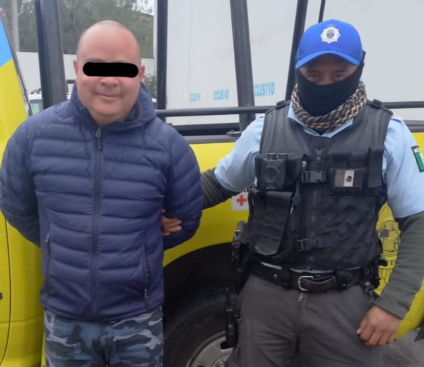 El detenido, , Juan Carlos S., de 41 años, es originario de la Ciudad de México. Foto: Especial