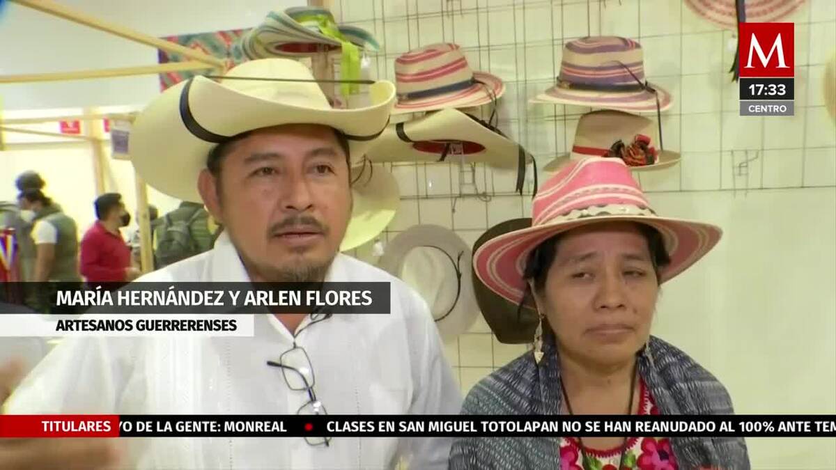 Diseños de textiles artesanales, son exhibidos en Los Pinos