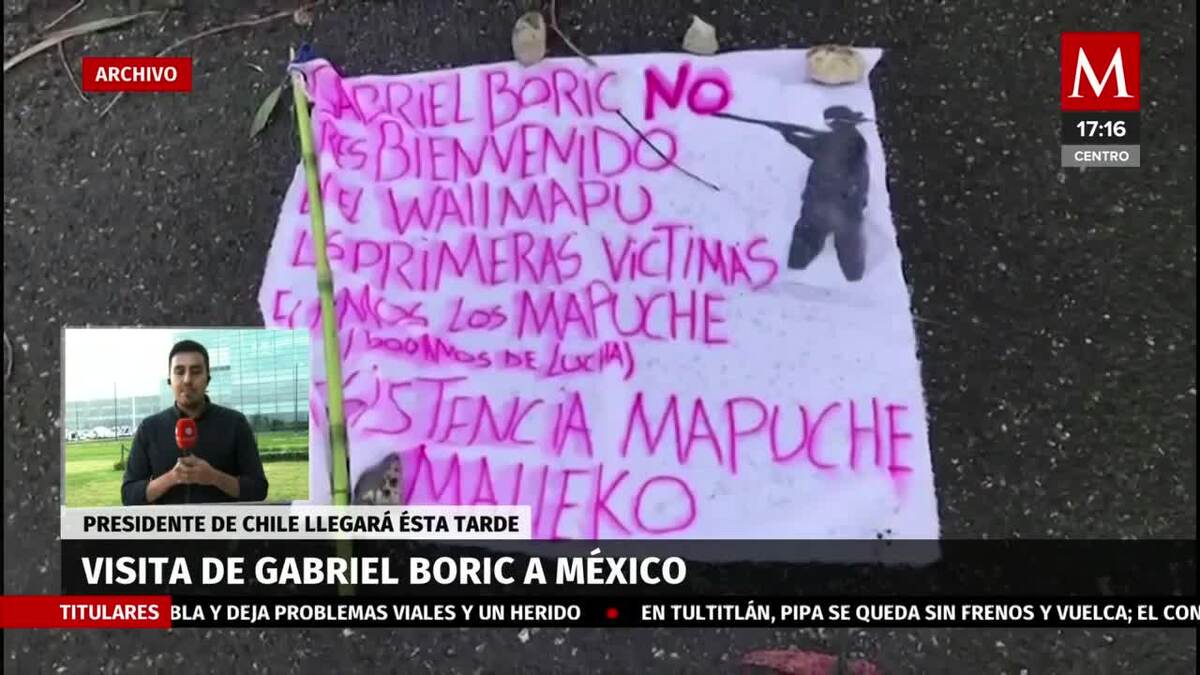 Se espera la llegada del Presidente de Chile Gabriel Boric a México