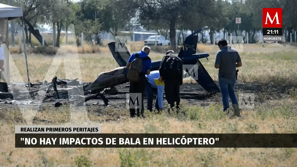 Helicóptero donde murió Porfirio Javier Sánchez, sin disparos:FGR