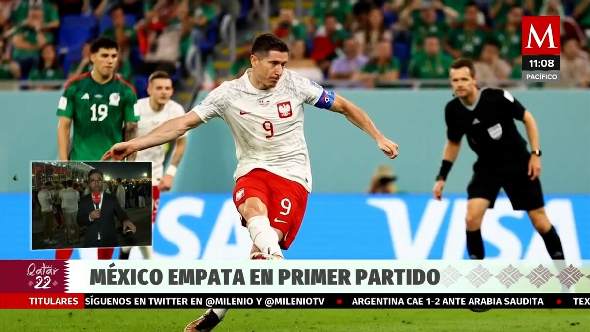 México empata 0-0 ante Polonia en primer partido en Mundial Qatar 2022