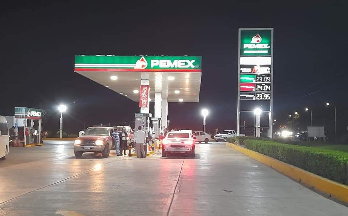 Así los precios de gasolina en Pánuco al 23 de noviembre del 2022.