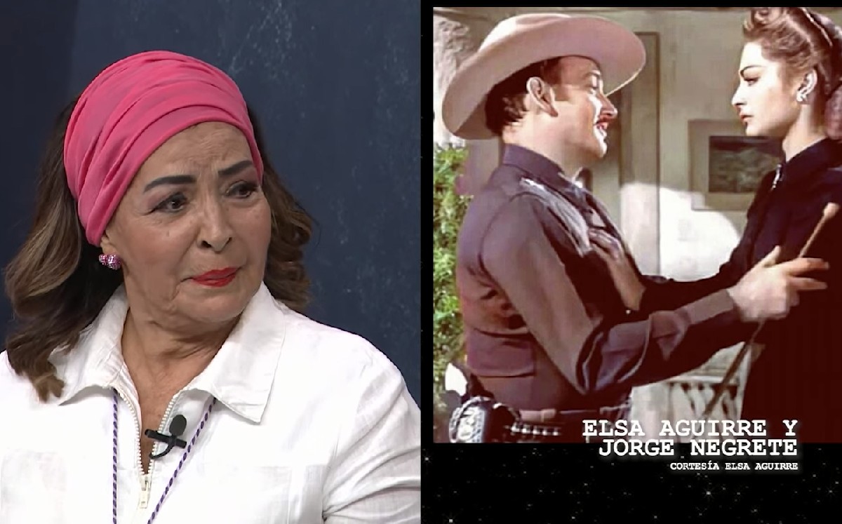 Elsa Aguirre recuerda su romance con Jorge Negrete (Captura).