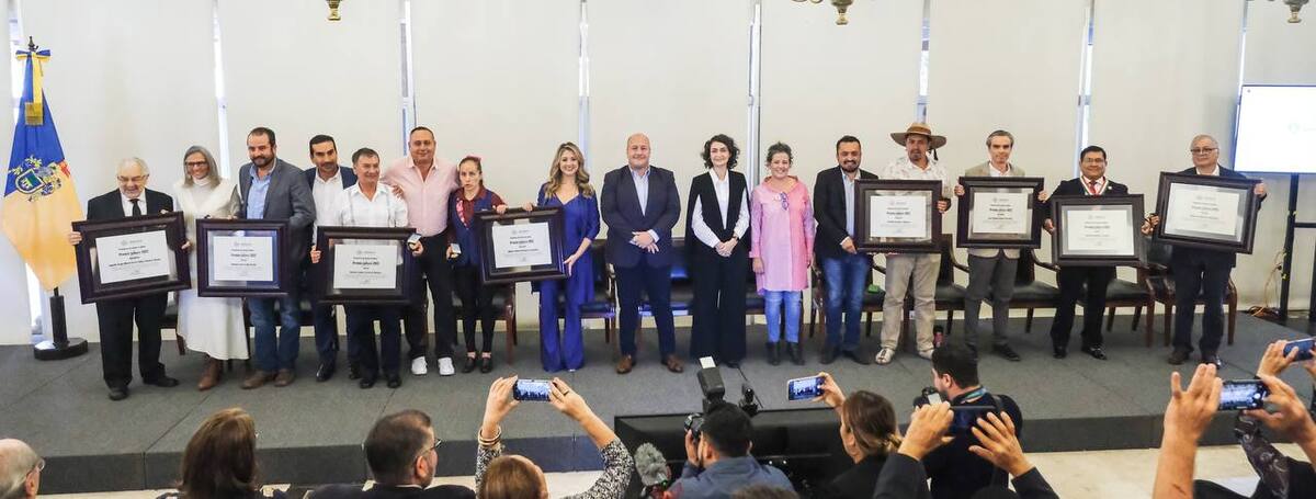 Fueron galardonados ocho jaliscienses con el Premio Jalisco 2022. (Cortesía)