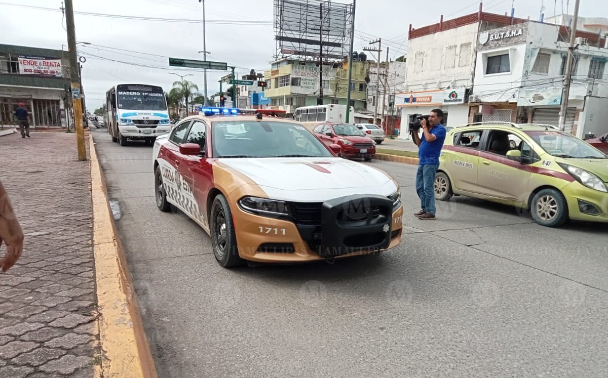 Patrullas de la Guardia Estatal en el sur de Tamaulipas. (Reynaldo Gutiérrez)