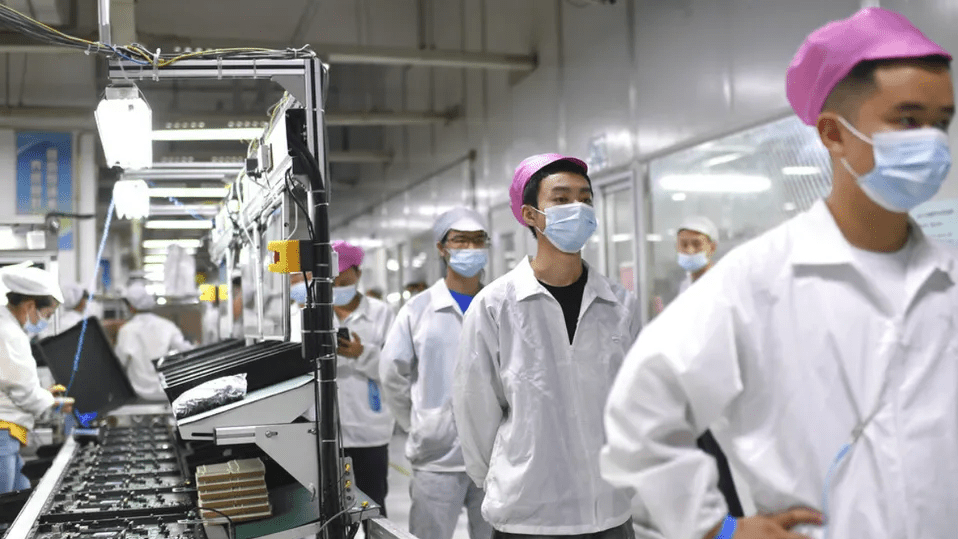 Protestas en fábrica de Apple en China