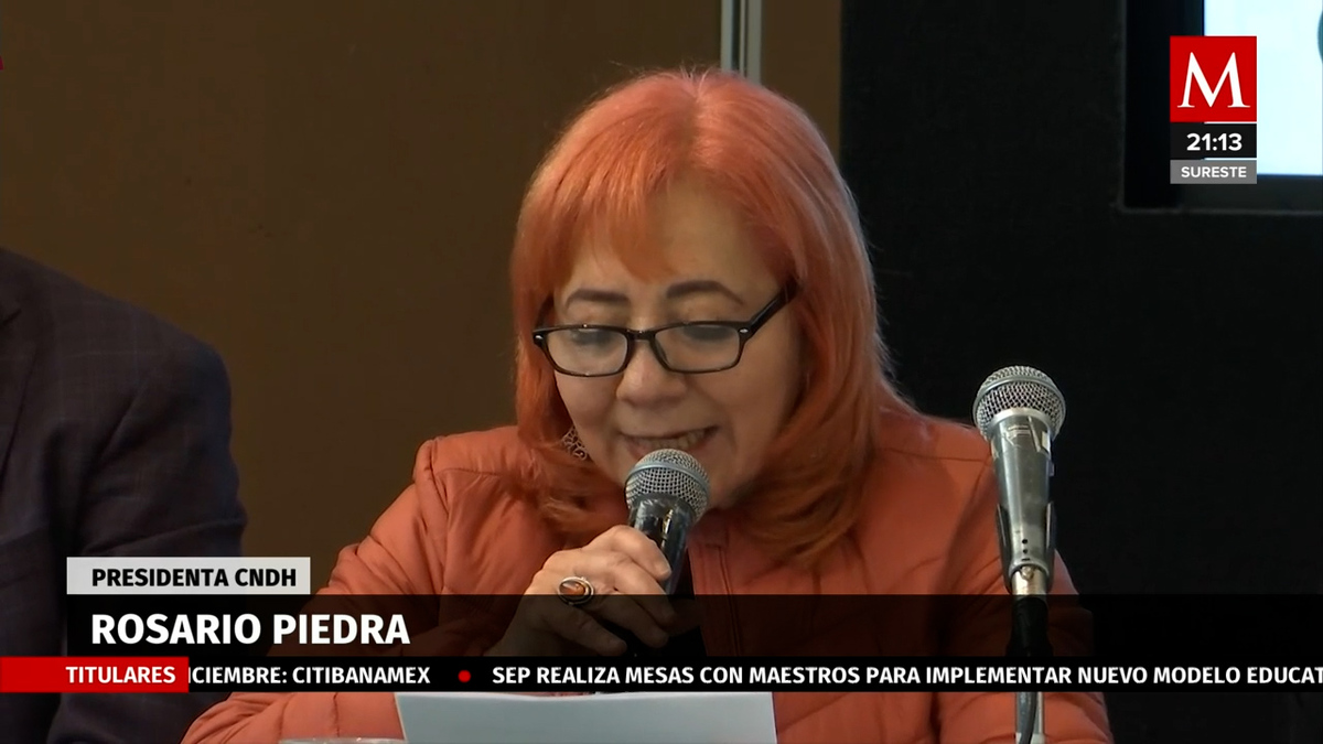 Rosario Piedra acusa campaña para “paralizar” a CNDH