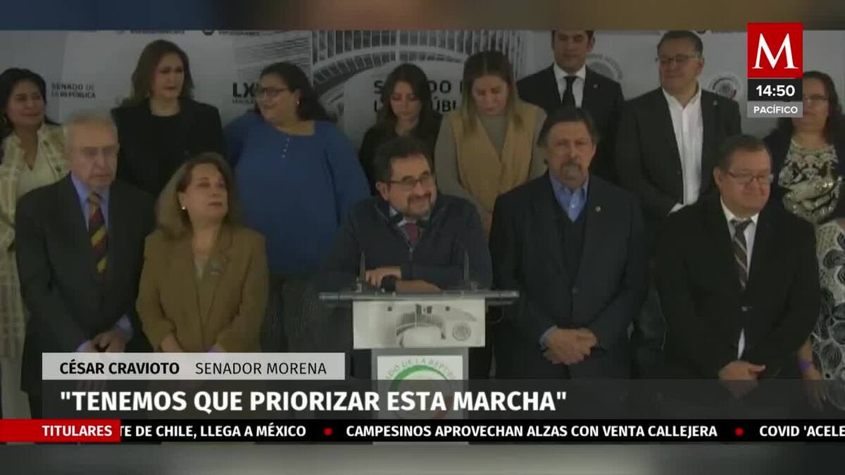 Senadores de la 4T invitan a participar en la marcha del domingo