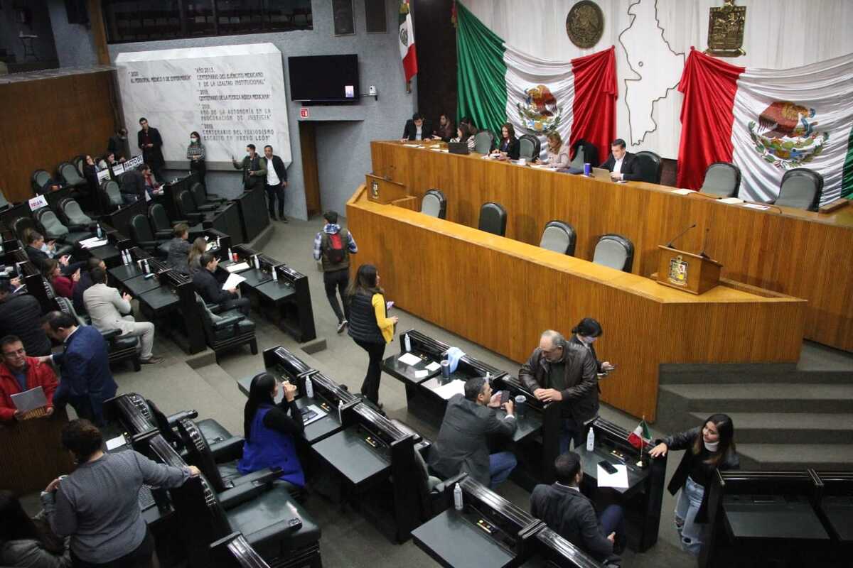 Sesión ordinaria del Congreso de Nuevo León. Foto: Leonel Rocha