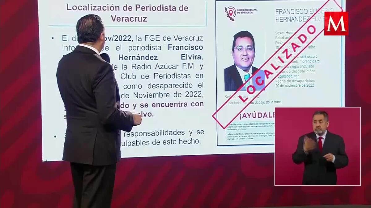 Localizan a periodista Francisco Hernández Elvira