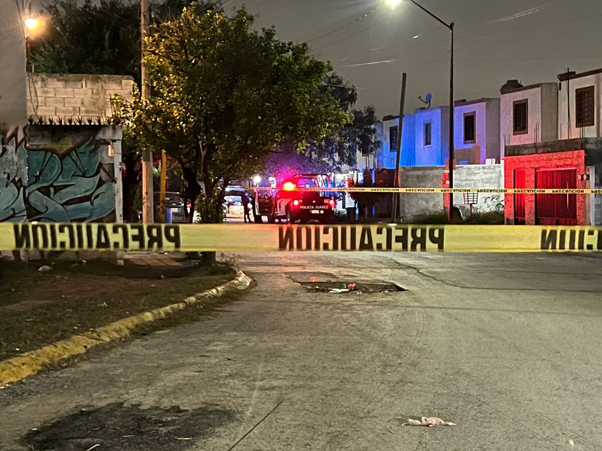 Matan a hombre a tiros en Júarez. Foto: Mayte Villasana