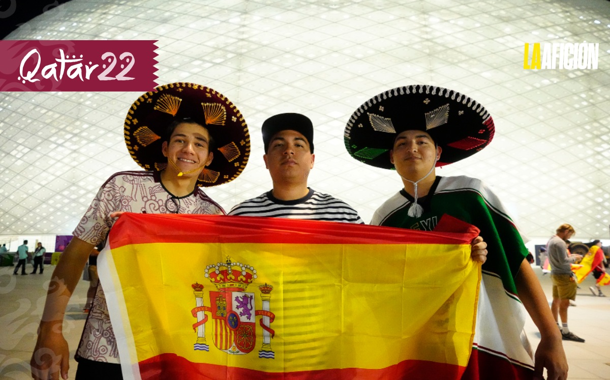 Mexicanos sorprenden a aficionados en el España vs Costa Rica de Qatar 2022 (Imago7)