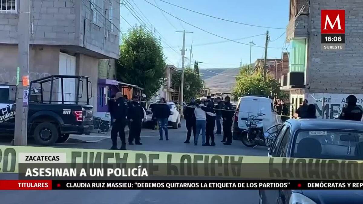 Policía asesinado en una vivienda en Zacatecas