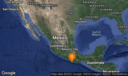 Sismo en Oaxaca. (Tomada de @SSN)
