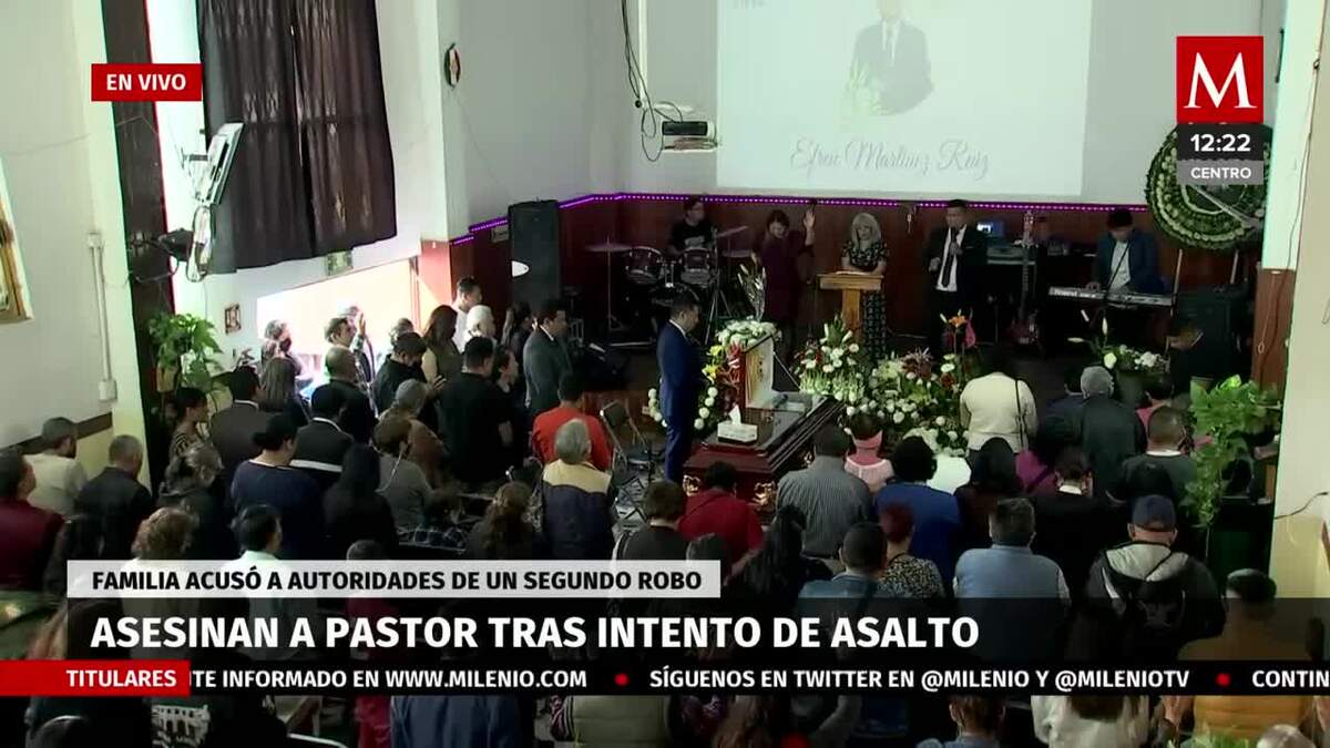 Despiden a pastor asesinado en intento de asalto en la GAM