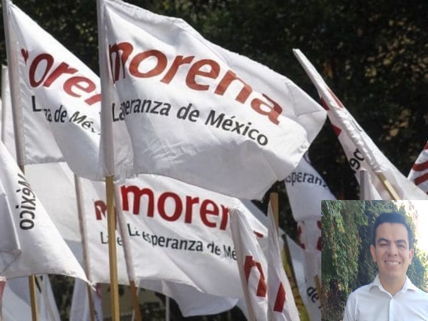 Fabio Castellanos, consejero nacional de Morena. (Josefina Ruíz)