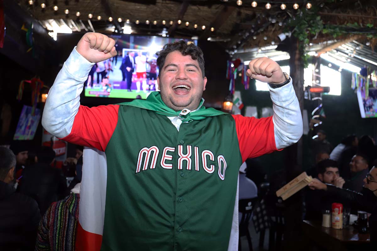 Partido de México en el Mundial Qatar 2022. (Rolando Riestra)