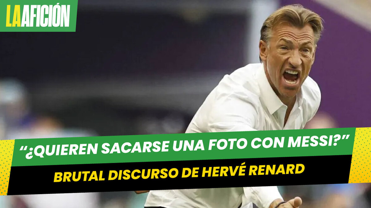 "¿Es presión o quieren foto con Messi?"; Brutal discurso del DT de Arabia