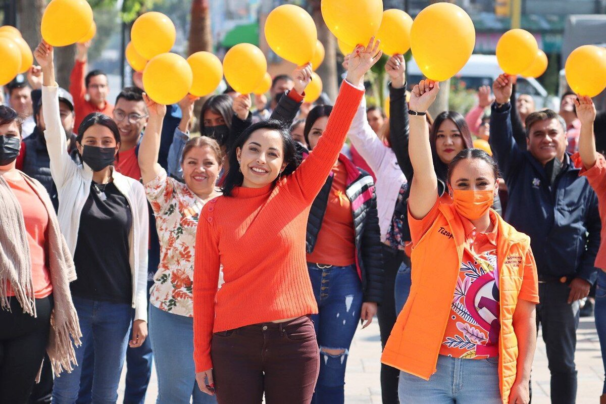 Susana Ángeles encabezó las actividades conmemorativas del 25N en Tizayuca (Cortesía)