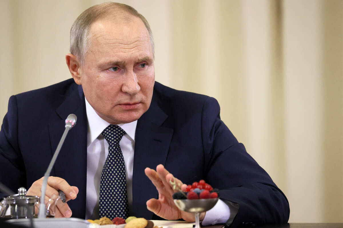 Vladimir Putin durante un encuentro en el Kremlin / Agencia AFP