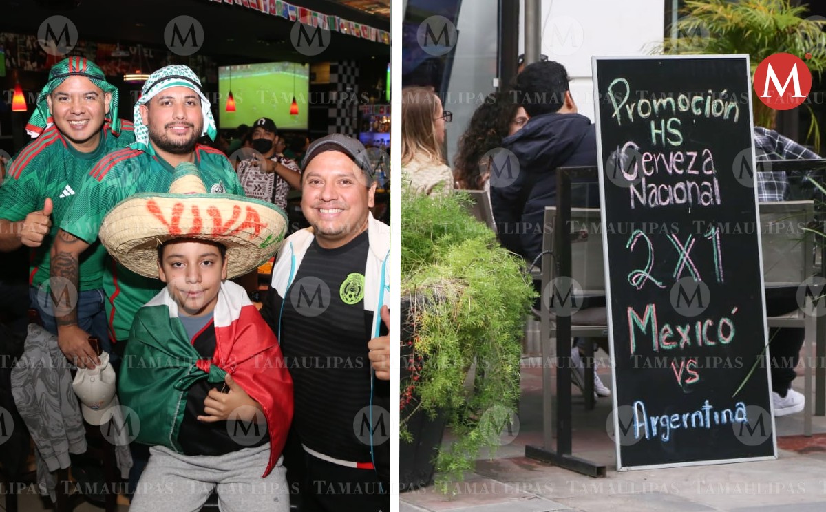 Argentina vs México mueve economía Tamaulipeca y satura restaurantes