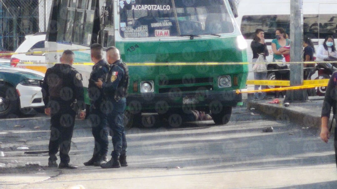 La escena del incidente vial fue acordonada por elementos de la Secretaría de Seguridad Ciudadana.