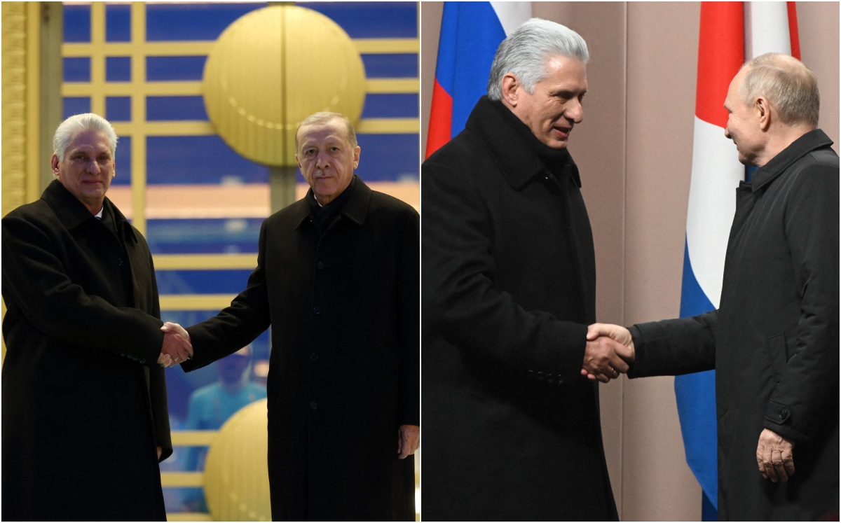 Miguel Díaz-Canel se reúne con sus homólogos de Rusia y Turquía | AFP