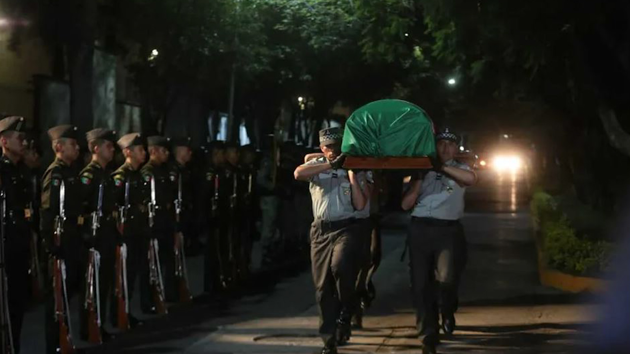 Realizan homenaje a jefe de Guardia Nacional asesinado en Zacatecas