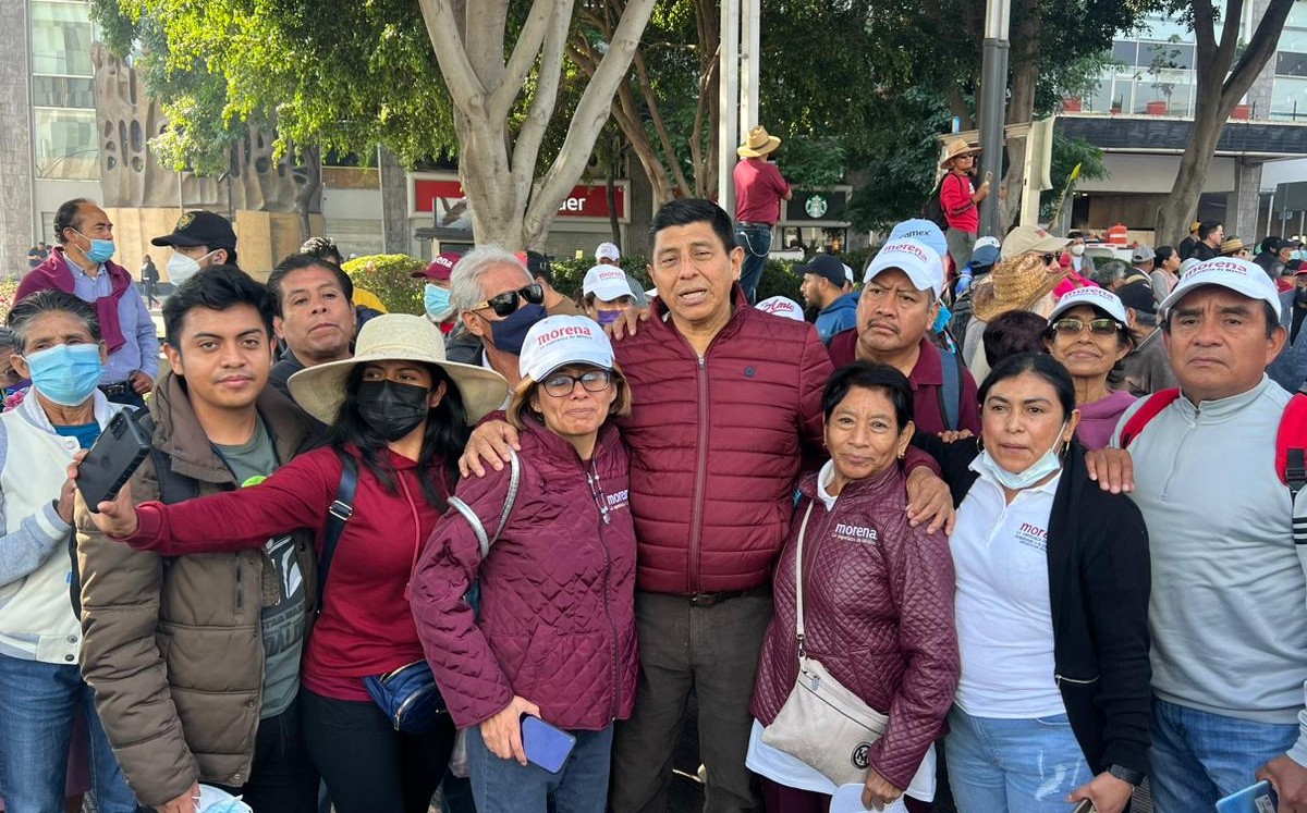 A la megamarcha se sumaron integrantes del próximo gabinete. | Especial