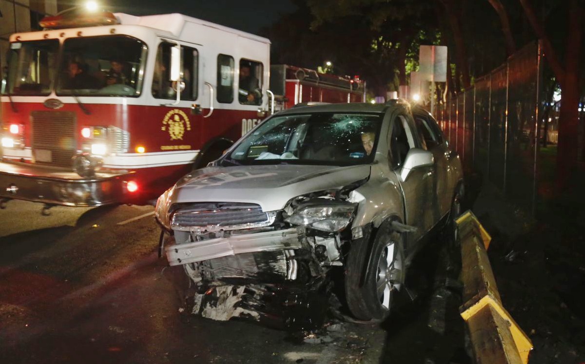 Accidente en Circuito Interior | Enrique Luna