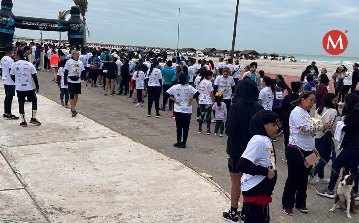 Carrera en playa Miramar para beneficio de Teletón