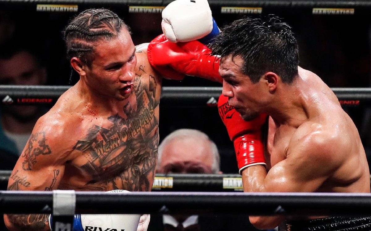 'Chon' Zepeda cae por nocaut ante el estadunidense Regis Prograis (Twitter @BoxingFace)