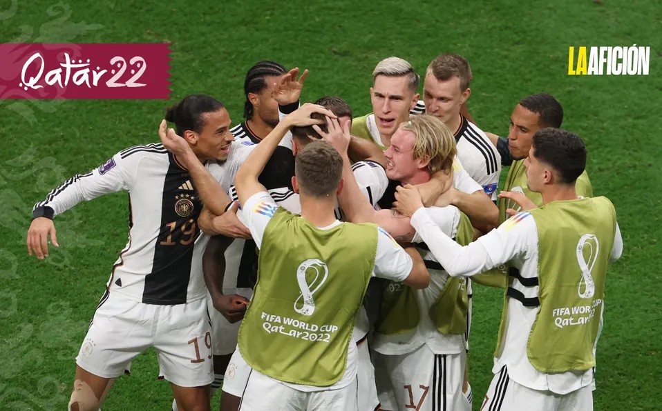 Alemania araña un punto de oro a España y aún vive en Qatar 2022