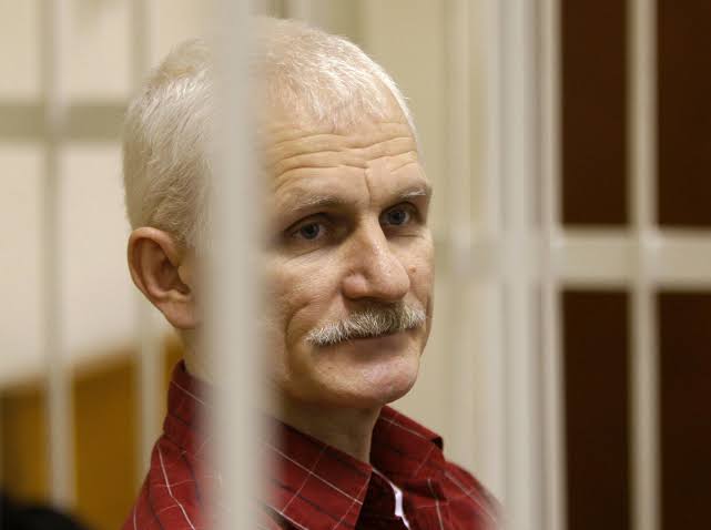 Ales Beliatski, premio Nobel de la Paz. | AP