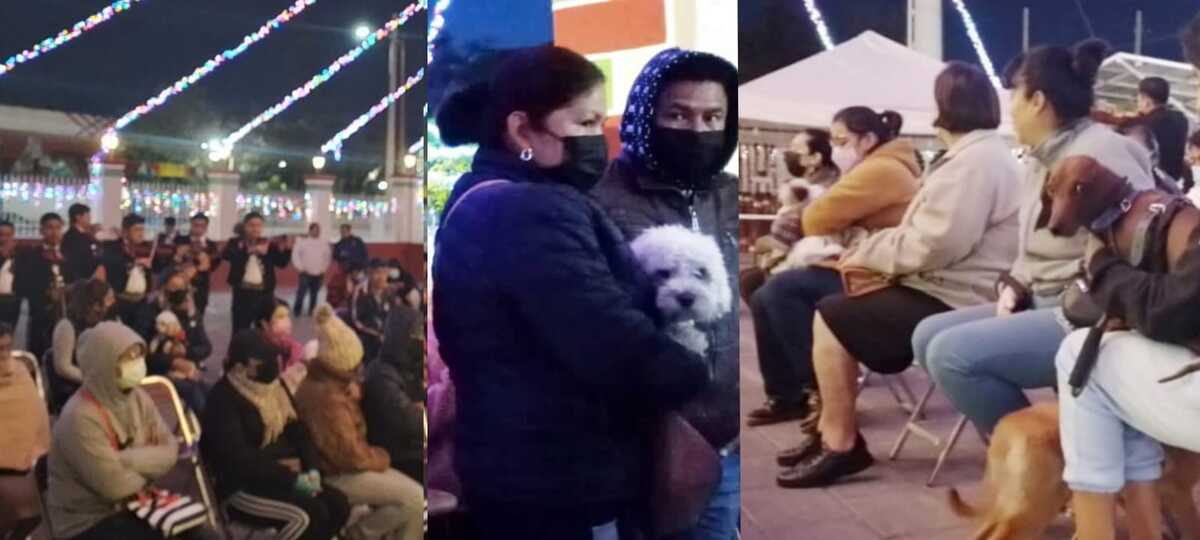 Feligreses llegan con sus mascotas para celebrar las mañanitas a la virgen sin pirotecnia | Especial