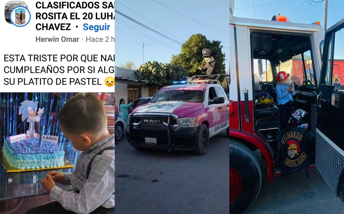 Al último hicieron un recorrido por las calles de la colonia a bordo de las unidades. (Especial)