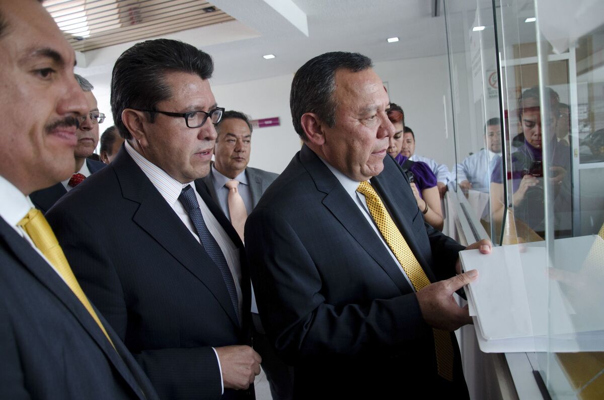 Ricardo Monreal y Jesús Zambrano en 2012. (Cuartoscuro)