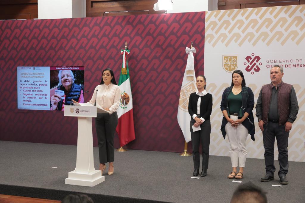 Secretaría del Bienestar anuncia cambio de tarjetas de pensiones de adultos mayores en CdMx (Alma Paola Wong)