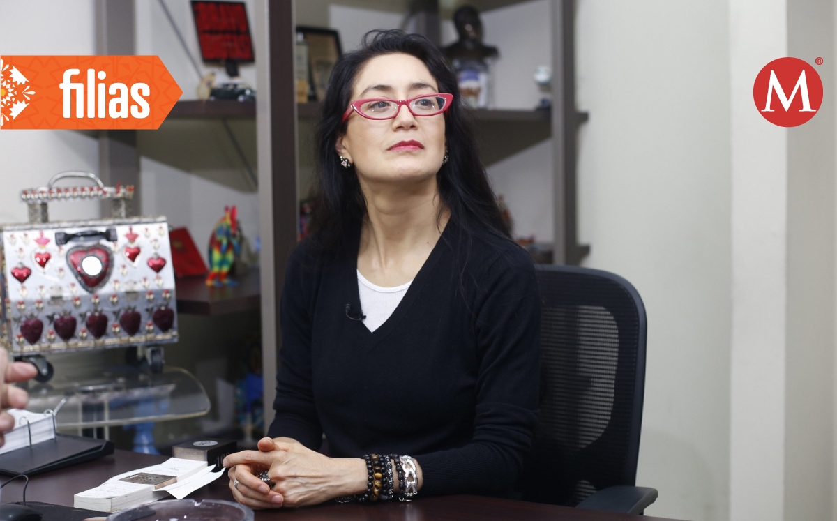 Avelina Lésper, directora de la colección Milenio Arte. (Araceli López | MILENIO)