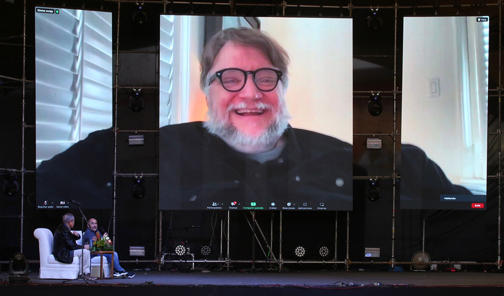 El cineasta mexicano Guillermo del Toro ofreció una conferencia virtual sobre los desafíos en  la cinta “Pinocho”.│Ariel Ojeda
