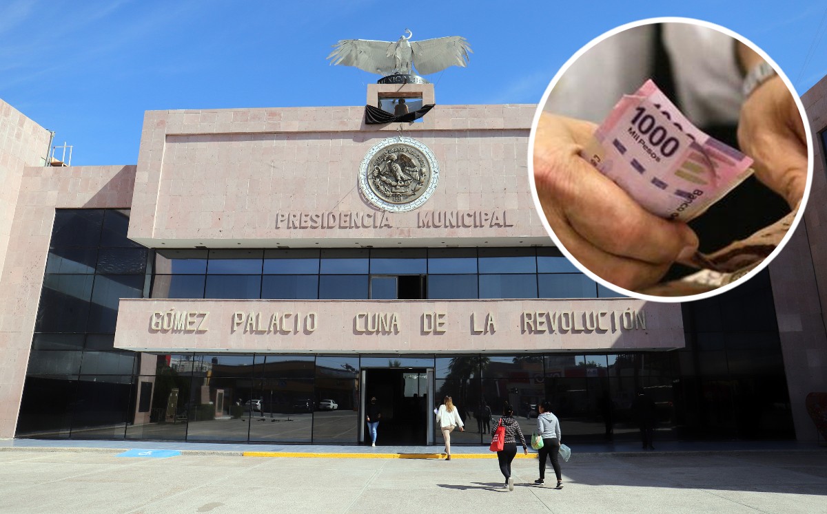 Gómez Palacio analiza solicitud de crédito para pago de aguinaldos. (Rolando Riestra)