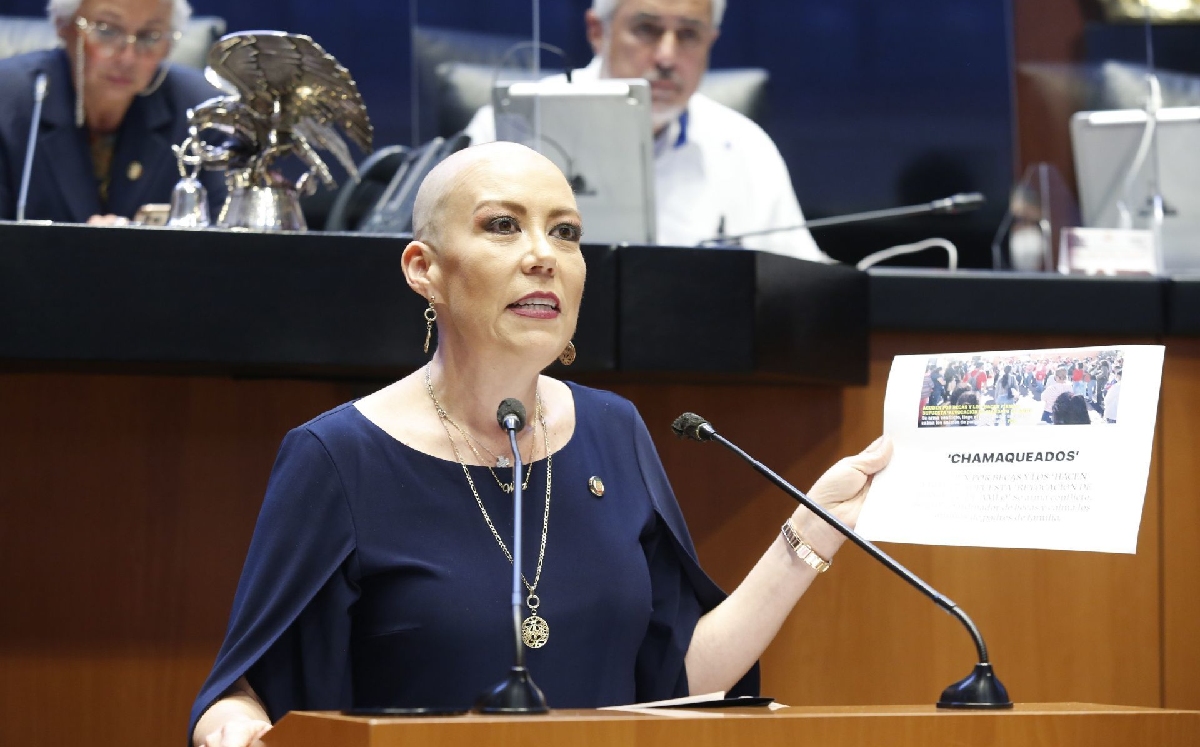La senadora oresentó una denuncia contra el funcionario y exigió su renuncia. | Cuartoscuro