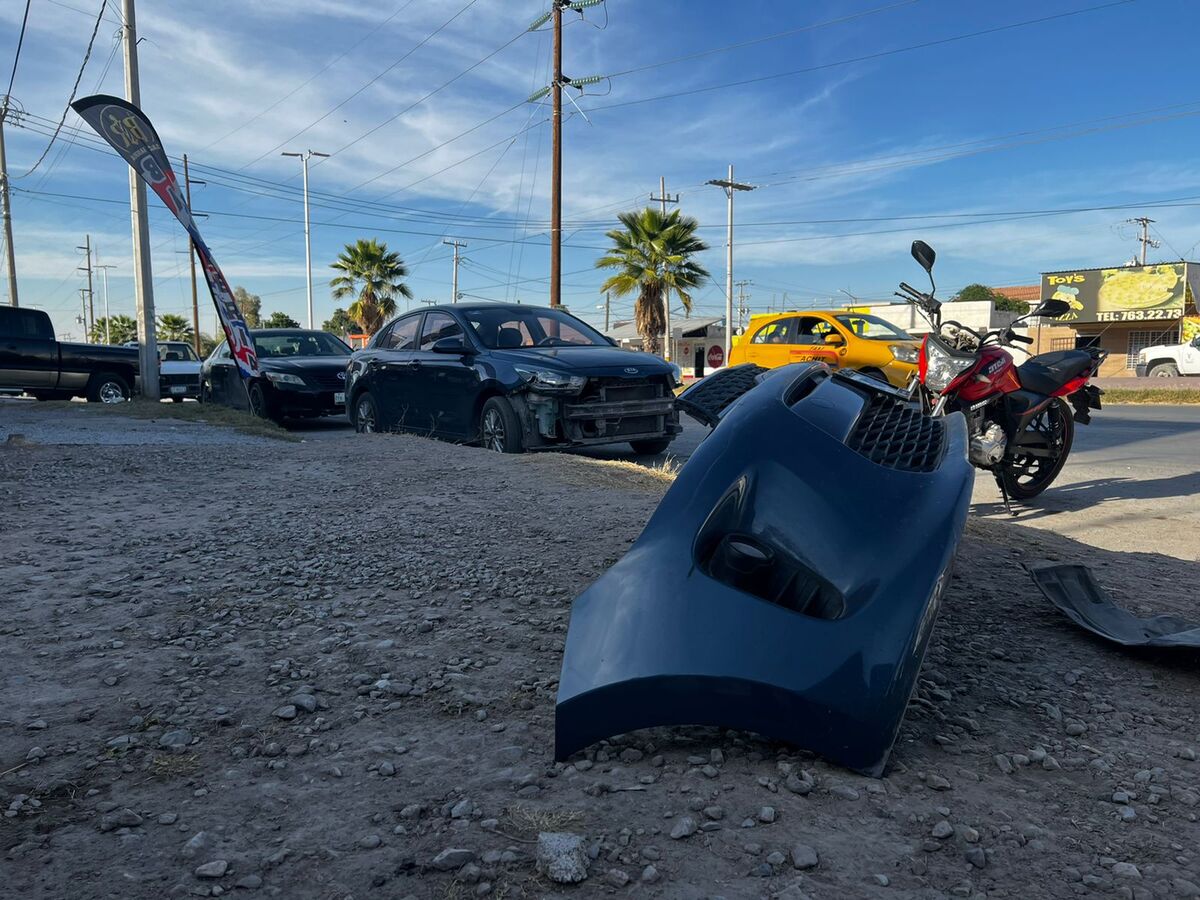 Accidente deja a motocilista herido | Notivox Digital