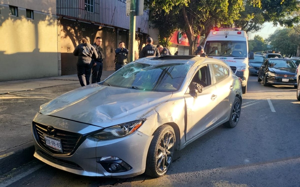 El accidente ocurrió en calles de la colonia Torres de Lindavista. | Ramón Ramírez